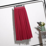 MIDI Mauve Skirt Mop Beach Skirt Black Skirt