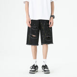 Men Jorts Summer Loose Casual Retro Shorts Men