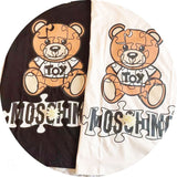 Moschino T Shirt Loose Leisure Sports Short Sleeve