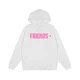Vlone Hoodie Hip Hop High Street Big V Print Short Sleeve T-Shirt Hoodie