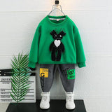 Toddler Boys Sweater Boys' Sweater Suit Spring and Autumn
