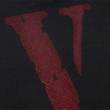 Vlone Hoodie Hoodie Hip Hop Back Red Big V Hoodie