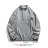 Men Pullover Hoodie Spring Sweater Men's Loose All-Match Casual