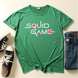 Squid Game Costume Printed Men's and Women's Loose round Neck Short Sleeve T-shirt