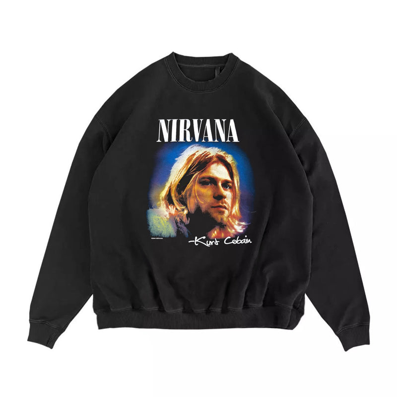 Nirvana Hoodie Heavy Retro Hip Hop Sweater For Men And Women