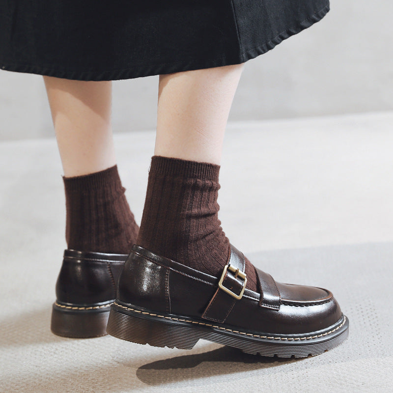 Mary Jane Shoes Retro Casual Pumps