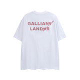 Gallery Dept T Shirts Spring/Summer Star Men's Wear Gallery Dept round Neck Short Sleeve Loose