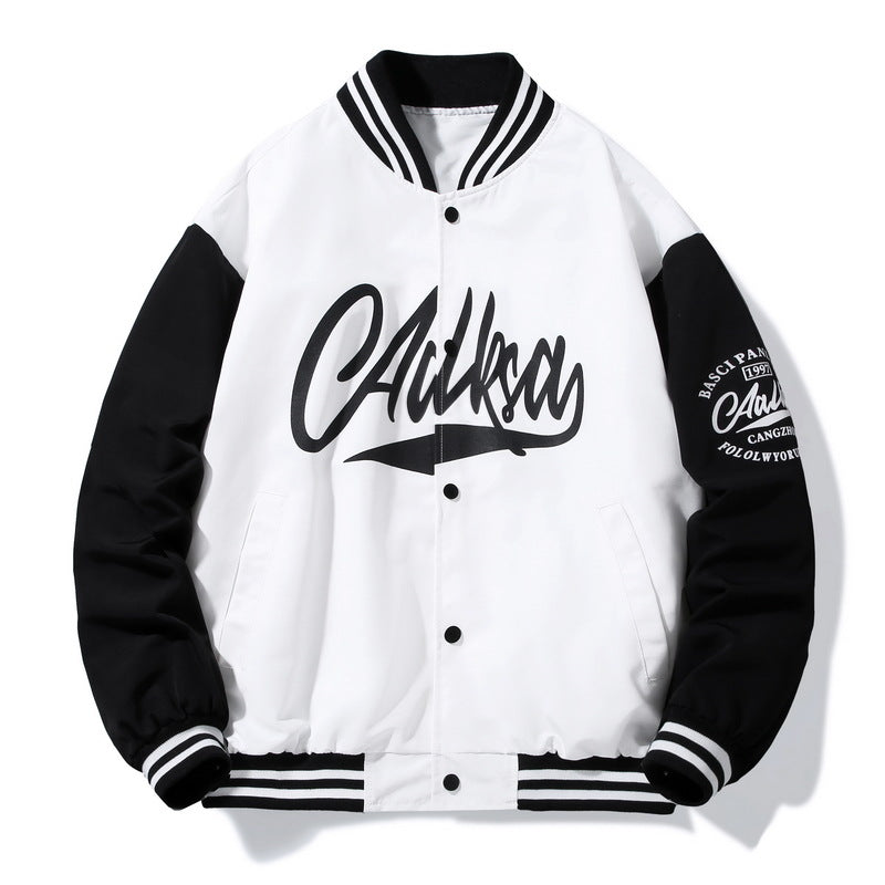 Varsity Jacket Men'S Spring And Autumn Loose Baseball Uniform