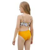 Children Swimsuit Children's Swimwear Split Backless Bikini