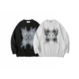 Man Fall Outfits Vintage Sweater Men's and Women's High Street Fashion Brand Pullover Sweater Top