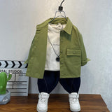 Toddler Boys Jackets Boys' Shirt Spring and Autumn