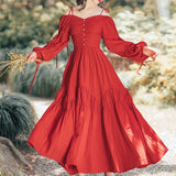 Coachella Music Festival Outfits Vintage Red Dress Travel Photography Dress