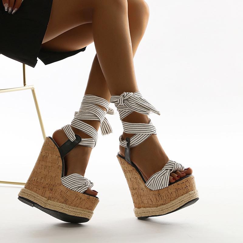 Platform Heels for Women Fashion Platform Strap Sandals for Women Summer