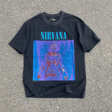 Nirvana T Shirt Nirvana Band Limited Vintage Distressed All-Match T-Shirt