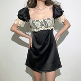 Music Festivals Rave Outfits Dress Summer Women's Fashion Short Sleeve Sexy Dress