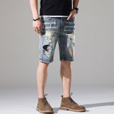 Men Jorts Vintage Shorts Men's Summer Thin Casual