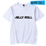 Jelly Roll T Shirt Jelly Roll Name Printed Round Neck Men And Women Same Style