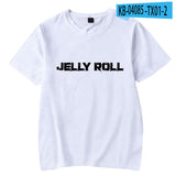 Jelly Roll T Shirt Jelly Roll Name Printed Round Neck Men And Women Same Style