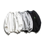 Crew Neck Sweatshirts for Men Men Autumn Printed Crew Neck Top Men