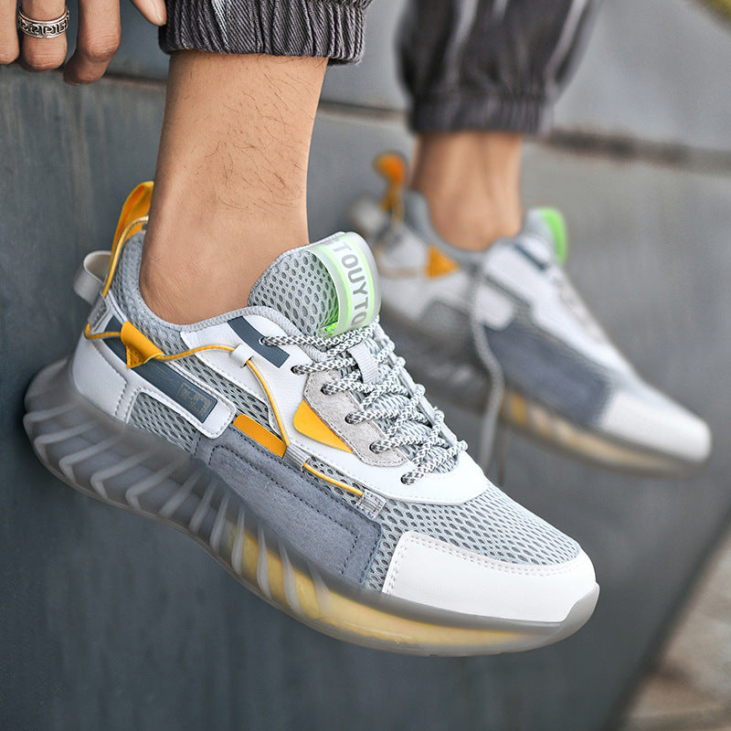 Men's Sneaks & Athletic Jogging Shoes Spring Coconut Shoes Men's Sneakers Men's Mesh Stitching Running Shoes