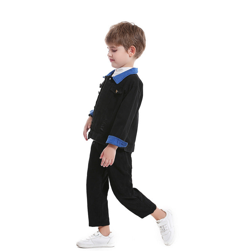Children Jean Jackets Spring and Autumn Children's Denim Clothing Children's Clothing
