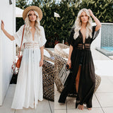Coachella Music Festival Outfits Air Clothes Loose and Elegant Cardigan Beach Dress