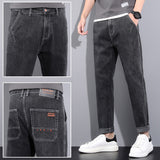 Cuffed Cargo Pants Men Spring and Autumn Leisure Trendy Men's Clothing