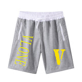 Vlone Shorts Male And Female Large Size Pants Loose Leisure Sports Shorts