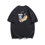 Men T Shitrs Fun Printing Round Neck