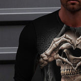 Skull Apparel Digital Printing Skull Is Looser than Heart Skull