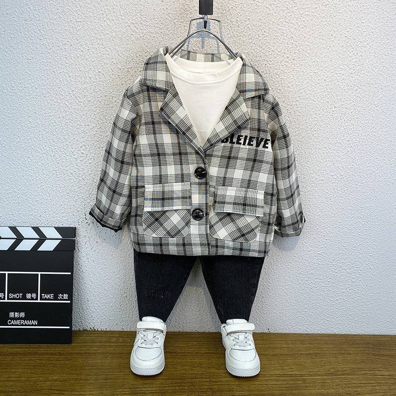 Toddler Boys Jackets Boys' Jacket Spring and Autumn Suit Jacket