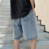 Men Denim Shorts Men's Summer