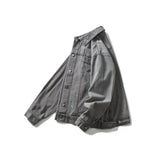 Man Fall Outfis Autumn Jacket Men & Women Trendy Loose Couple Denim Jacket