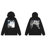 Revenge Hoodie Skull Printed Hoodie