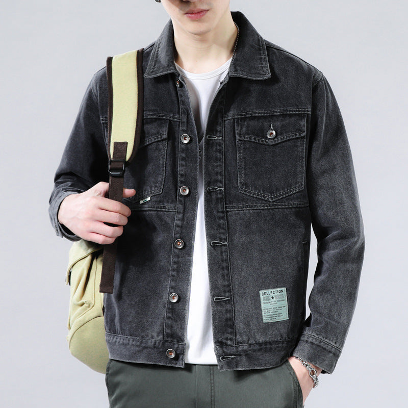 Men Denim Jackets Men's Autumn Jacket
