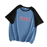 BTS Proof T Shirt Summer Patchwork Short-Sleeved T-shirt