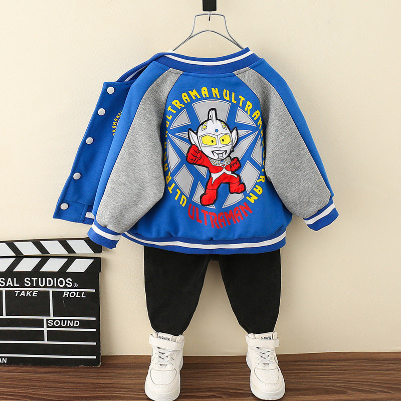 Toddler Boys Jackets Boys' Baseball Jacket Coat Spring, Autumn and Autumn Clothing