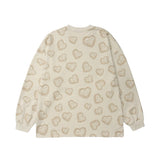 Crew Neck Sweatshirts for Men Men's Autumn Printed Sweater Men's Loose Bottoming Shirt Top