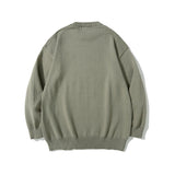 Men Sweater Men's Loose round Neck Long Sleeve Pullover