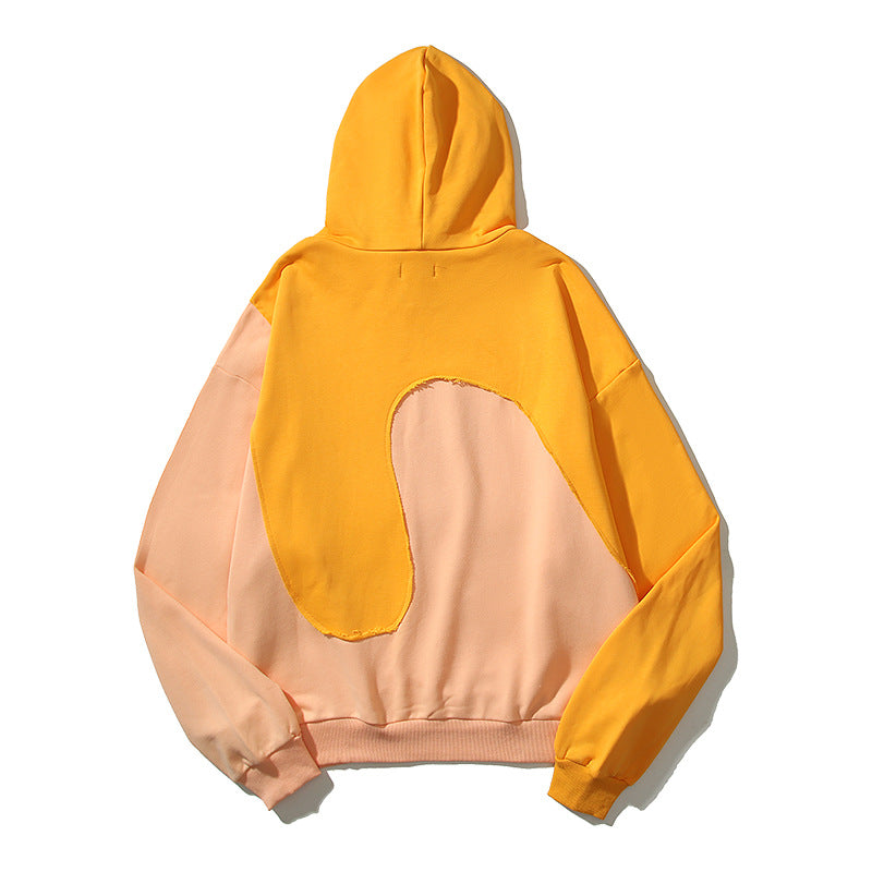 Kanye West Sunday Service Hoodie Distressed Loose Stitching Hoodie Couple