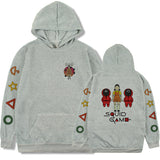 Squid Game Costume Hoodie Casual Sports Sweater for Men