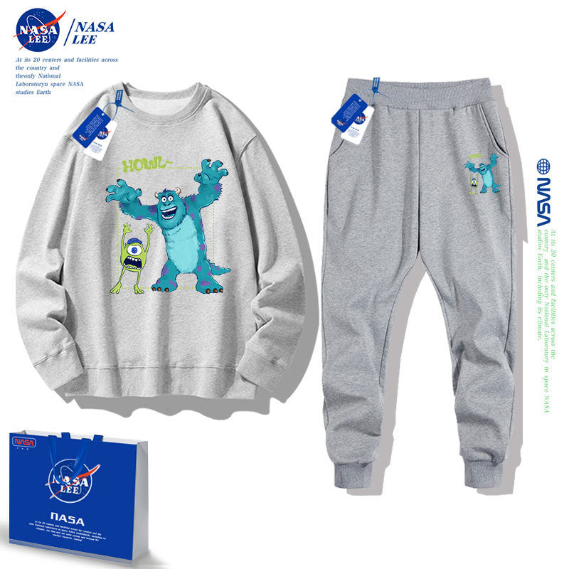 Nasa Children Sweater & Pant Set Nasa Boys Sweater Suit Autumn Two Pieces