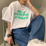 Men T-Shirts Loose Half Sleeve Printing