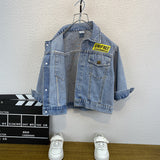 Toddler Boys Jackets Boys' Denim Jacket Spring and Autumn