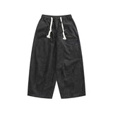 Man Fall Fall Vintage Solid Color Corduroy Straight-Leg Pants Men Loose Lovers Wild Workwear Casual Pants