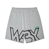 Men White Shorts Men's Loose Leisure Sports Shorts