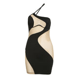 Music Festivals Rave Outfits Dress Spring and Summer Women's Clothing Fashion Slim Dress