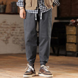 Cuffed Cargo Pants Casual Pants Men's Sports Loose Tappered