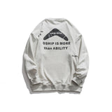 Man Fall Outfis Fall Men's Clothing Pocket Embroidered Back Printed Crew Neck Sweatshirt Men's Casual Pullover Top