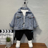 Toddler Boys Jackets Boys Spring And Autumn Denim Jacket
